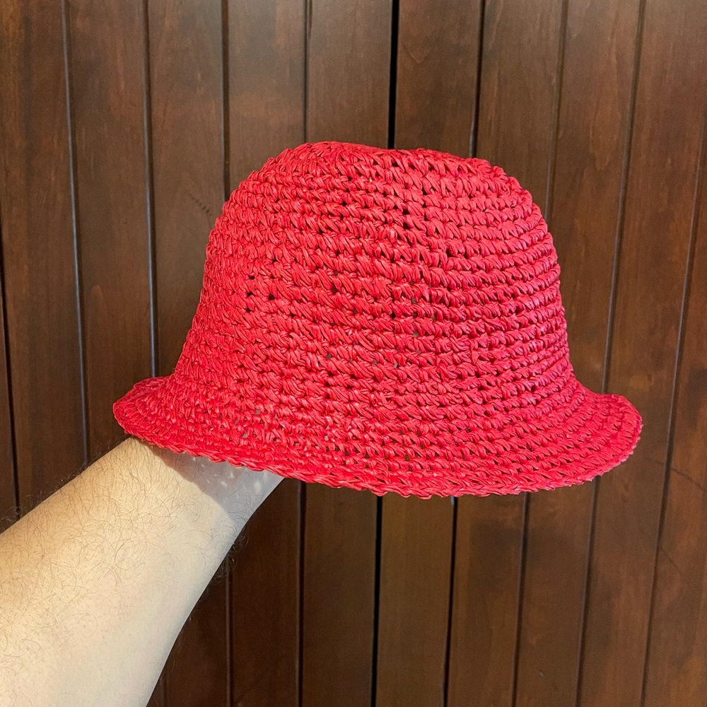Summer red hat